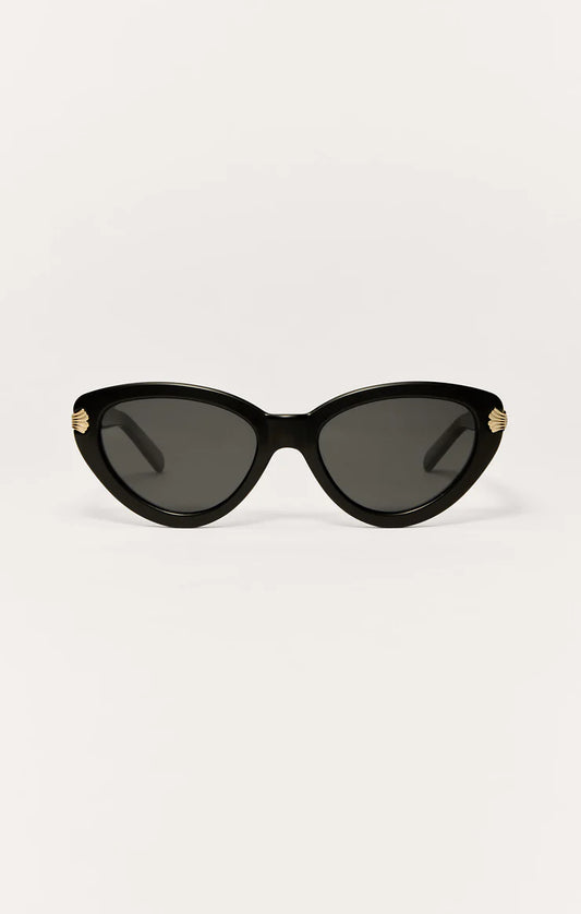 Polished Black Grey Coastline Sunglasses