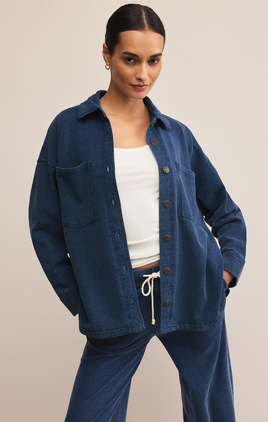 All Day Knit Denim Jacket Indigo