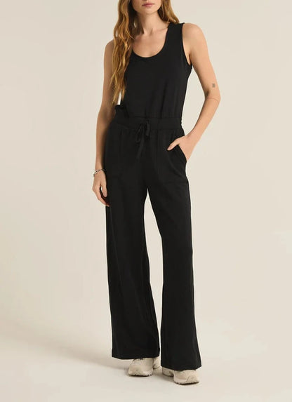 Layover Black Jumpsuit