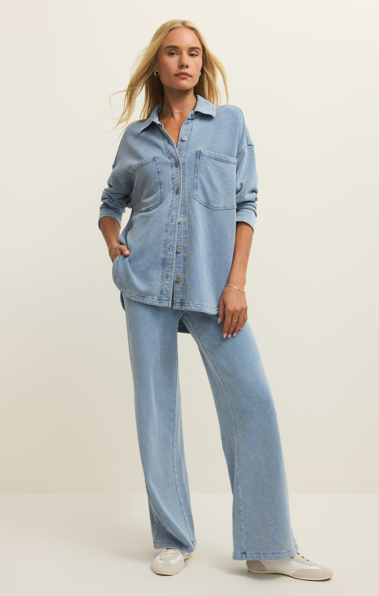 Ocean Air Indigo Knit Pant
