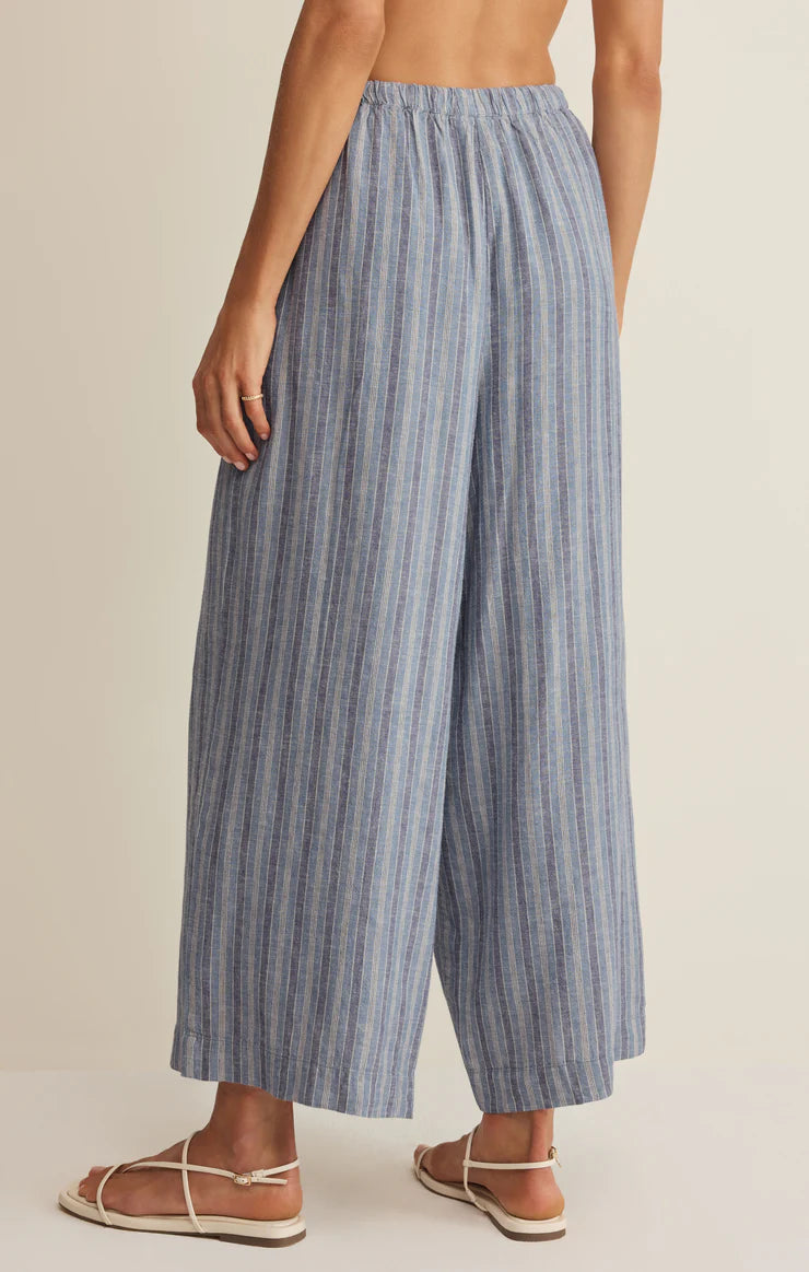 Indigo Striped Pant