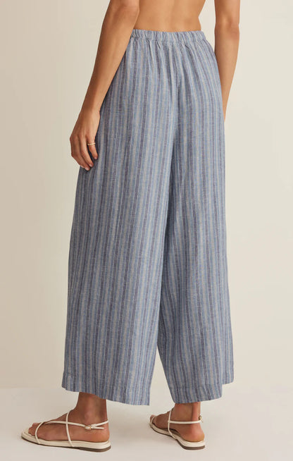 Indigo Striped Pant