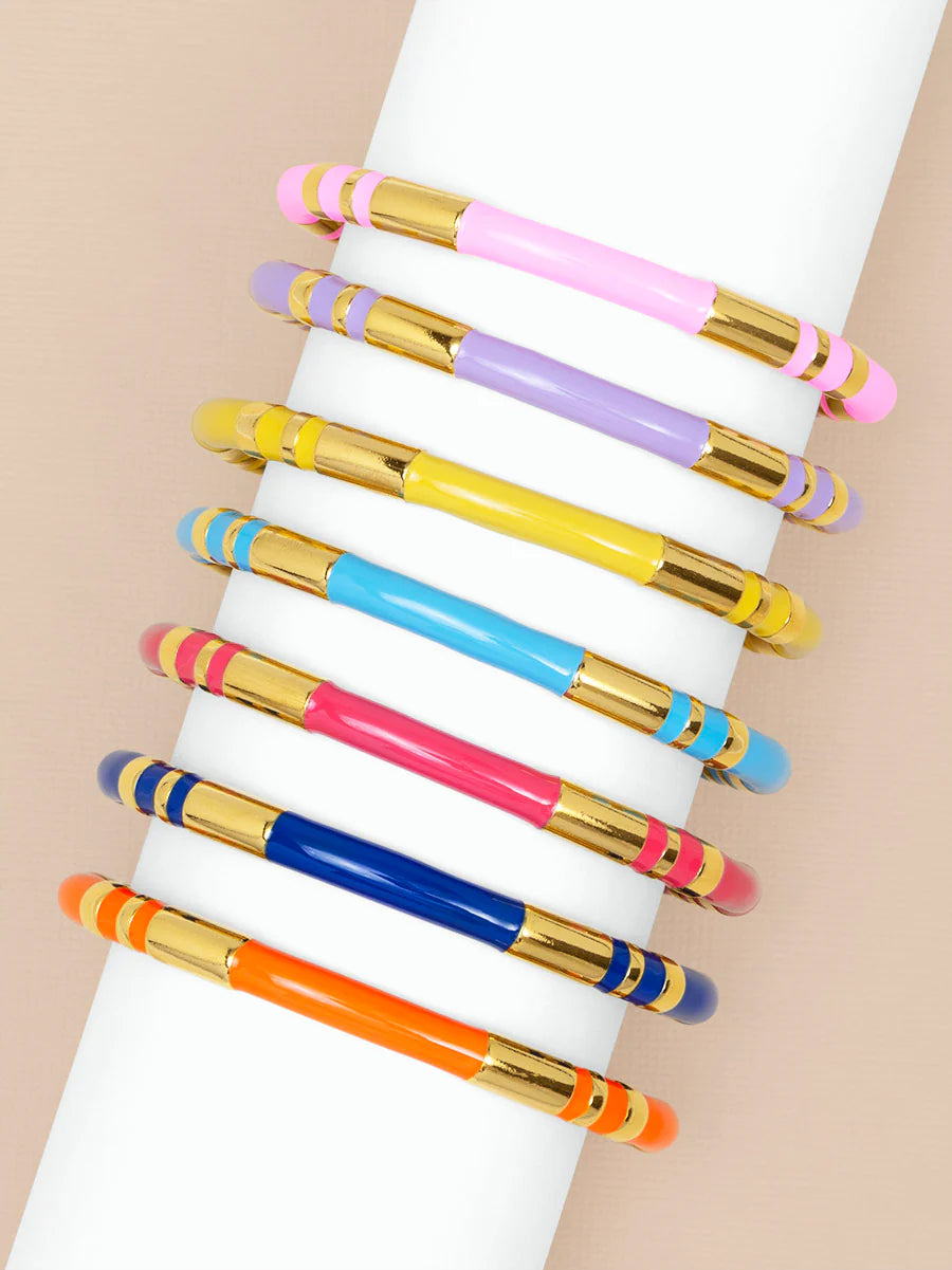 Enamel Cuff Bracelet
