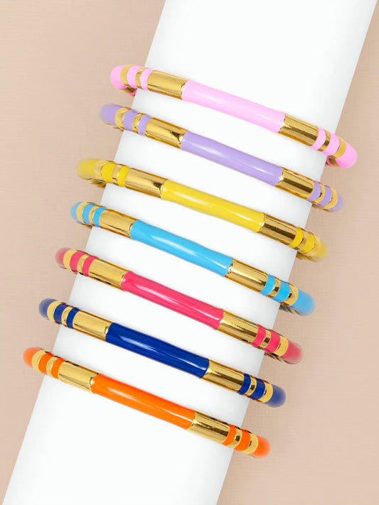 Enamel Cuff Bracelet