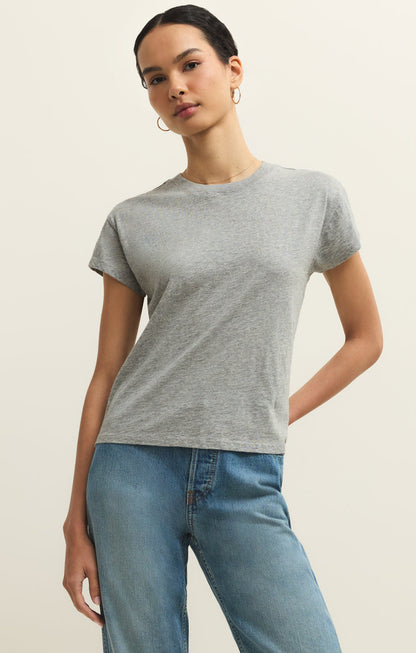 Heather Grey Modern Slub Tee