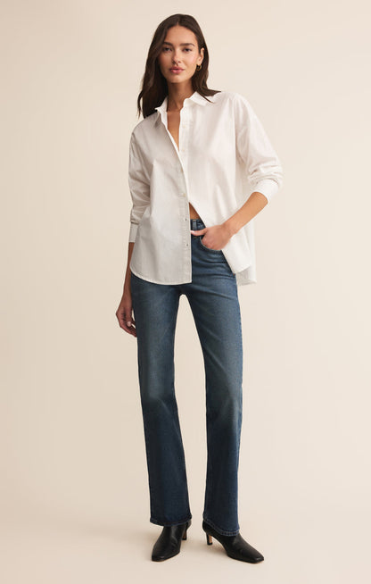 Elevated Poplin Button Up