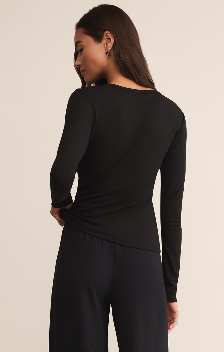Black Second Skin Top