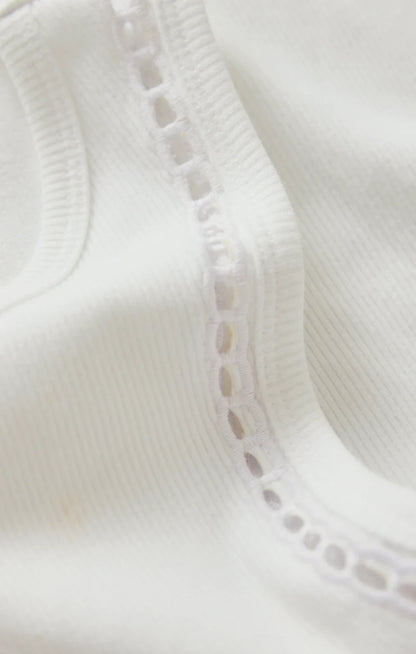 White Boa Rib Tank