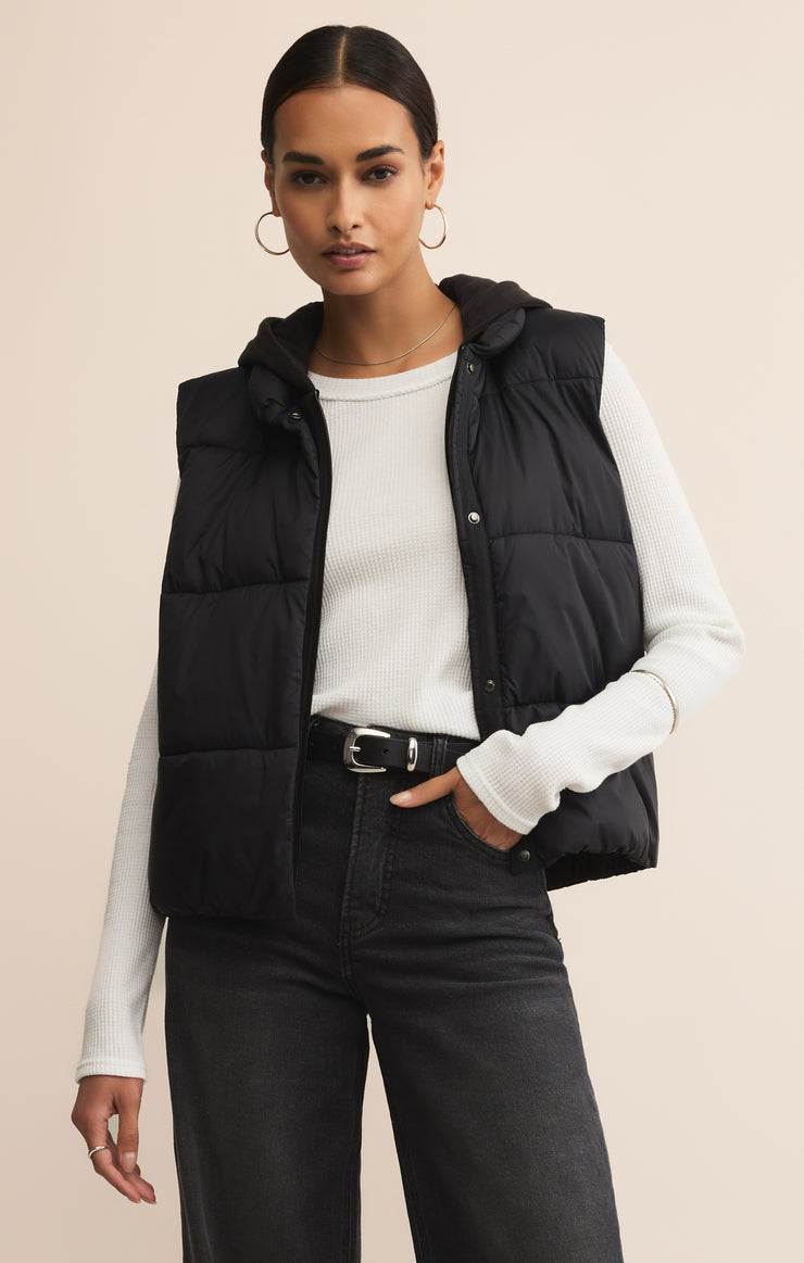 Black Puffer Vest