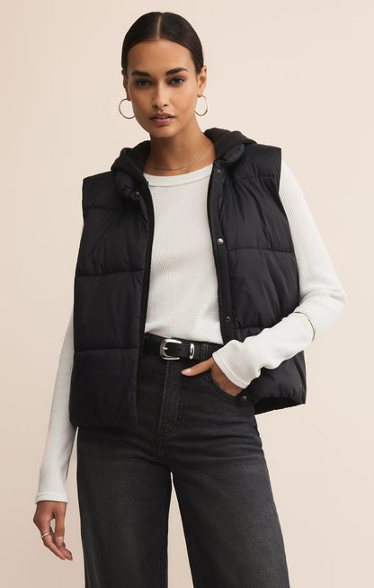 Black Puffer Vest