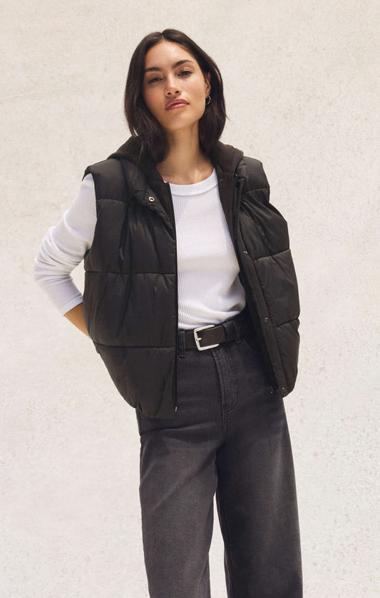 Black Puffer Vest