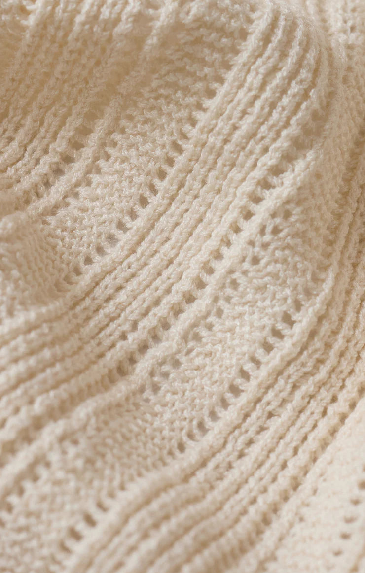 Linen Crochet Cardigan