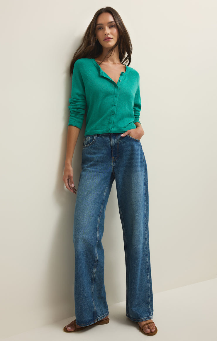 Green Perfect Layer Cardigan