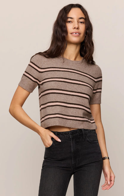 Heather Ash Gatewood Stripe Sweater