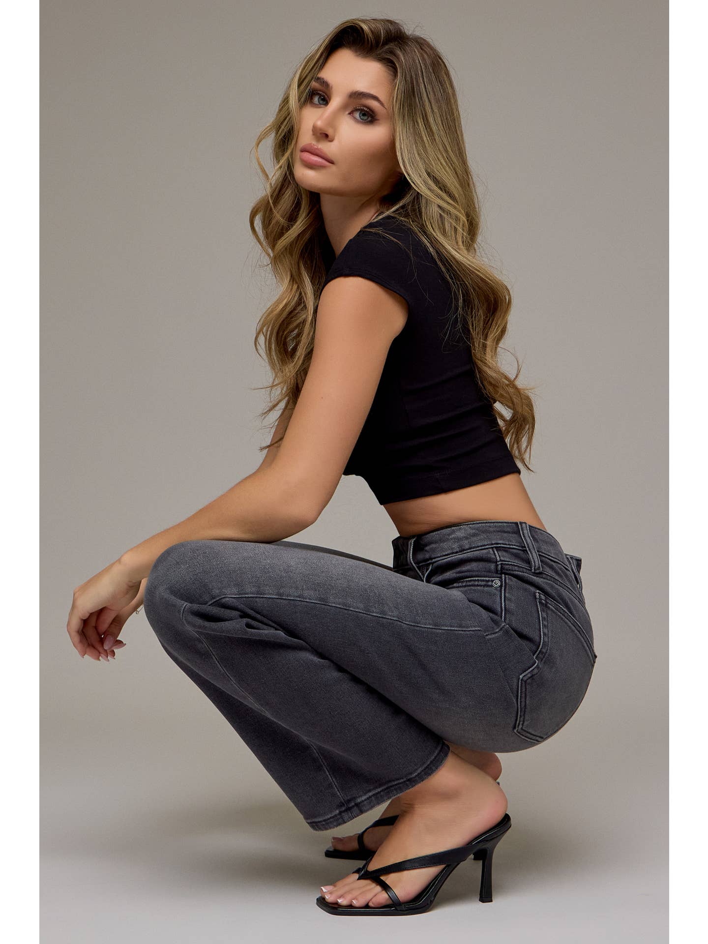 Charcoal Clean Straight Jean