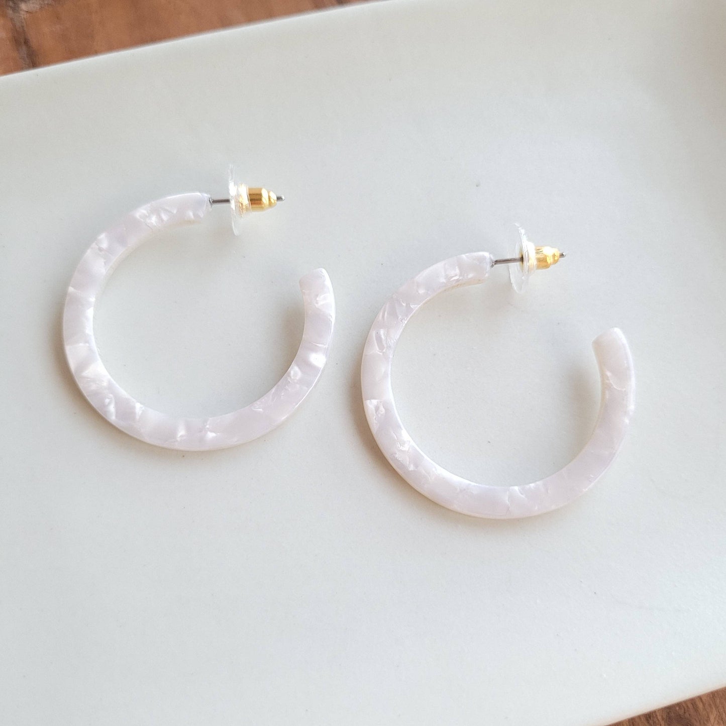 Pearl Hoops