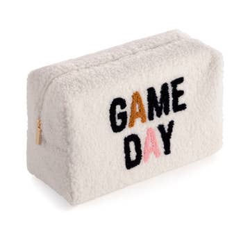 "Game Day" Sherpa Zip Pouch