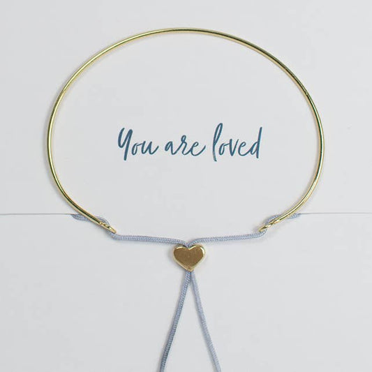 Reminder Heart Gold Bracelet