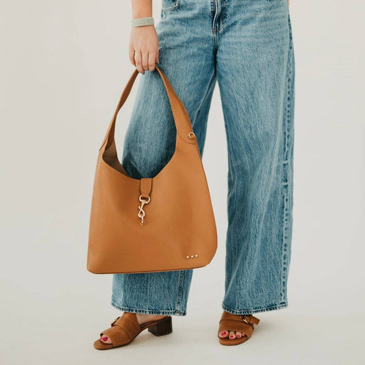 Brown Hobo Vegan Leather Tote
