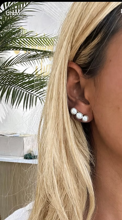 Addie Pearl Climber Earring