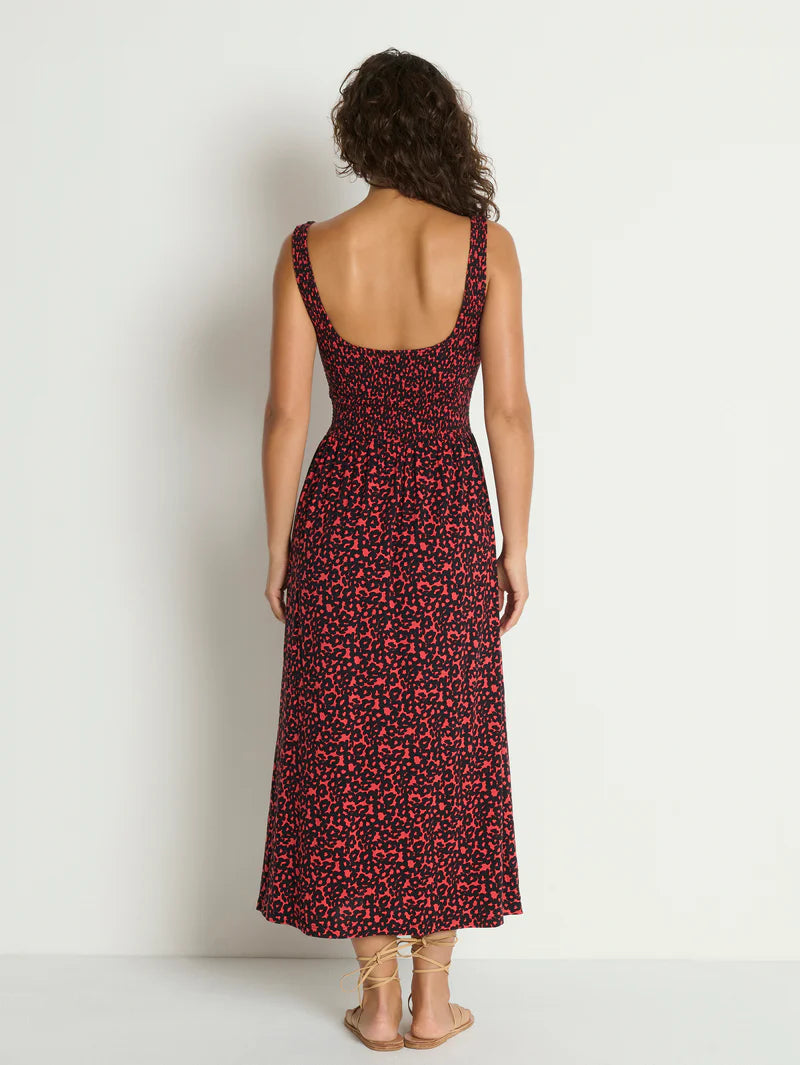Adeline Midi Dress - Dancing Floral Flora