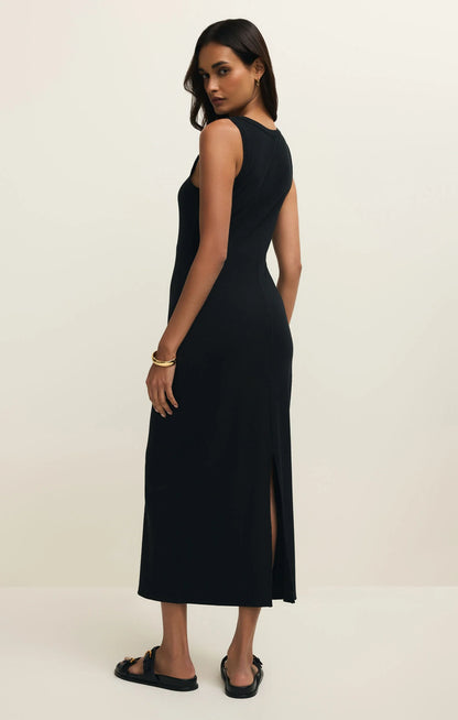 Black Clarke Midi Dress