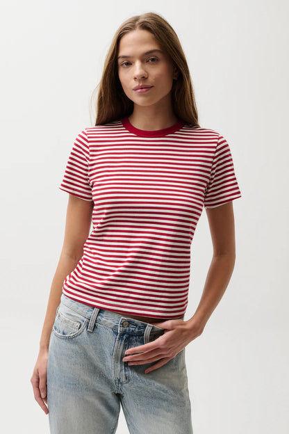 Red Stripe Alba Tee