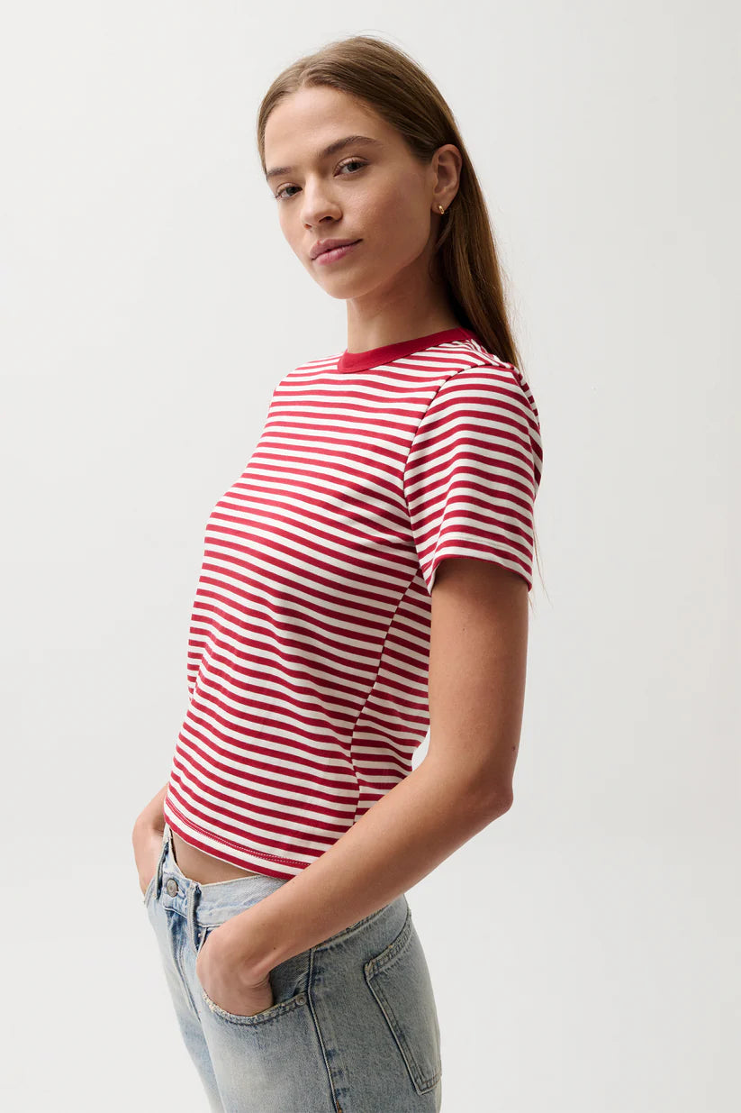 Red Stripe Alba Tee