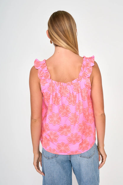 Alexi Top - Pink Floral
