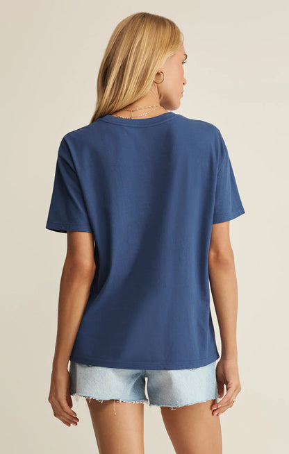 American Grown Boyfriend Tee - Navy