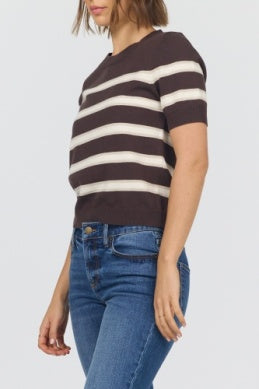 Chocolate Striped Amaris Top