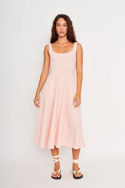 Pink Stripe Audrey Dress