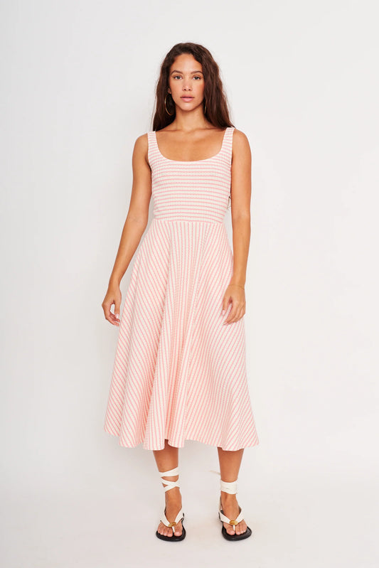 Pink Stripe Audrey Dress