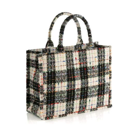 Romy Plaid Tote