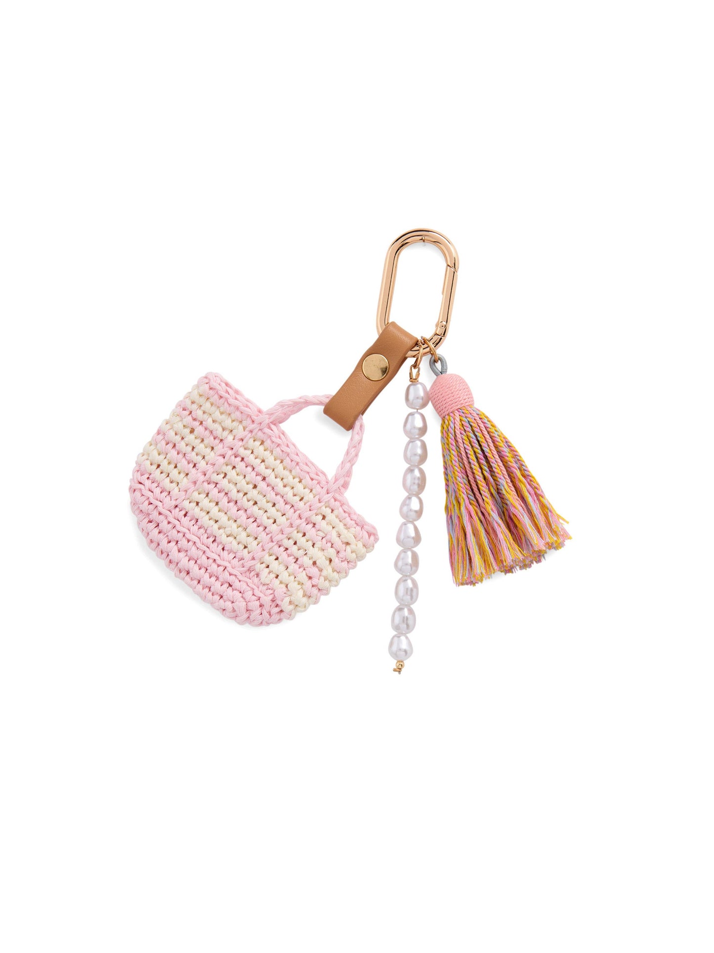 Mini Tote Bag/Key Charm