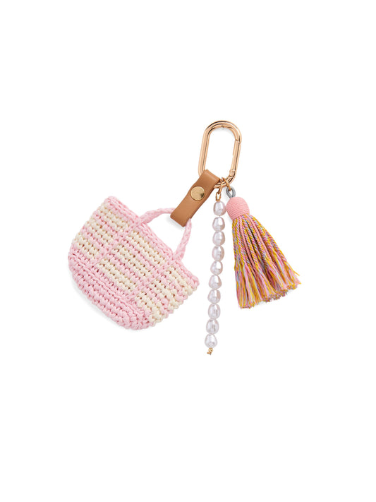Mini Tote Bag/Key Charm