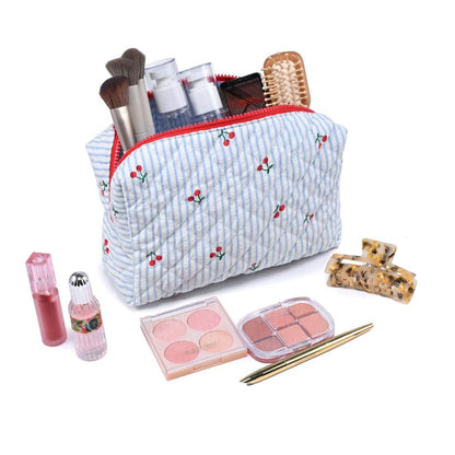 Blue Cherry Cosmetic & Travel Pouch