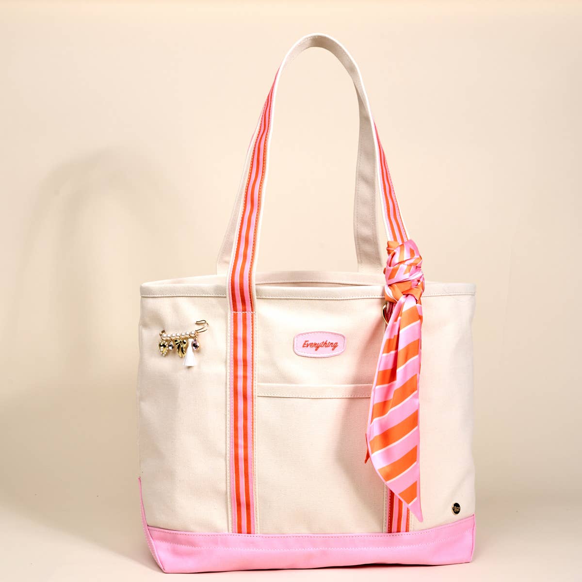 Tote Bag–Sicily Stripes Pink