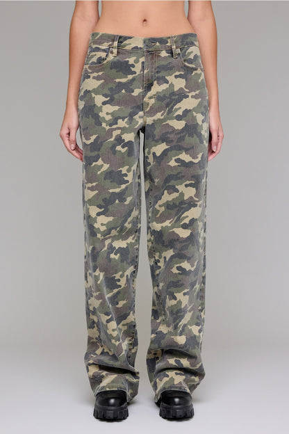 Camo Low Slung Jean
