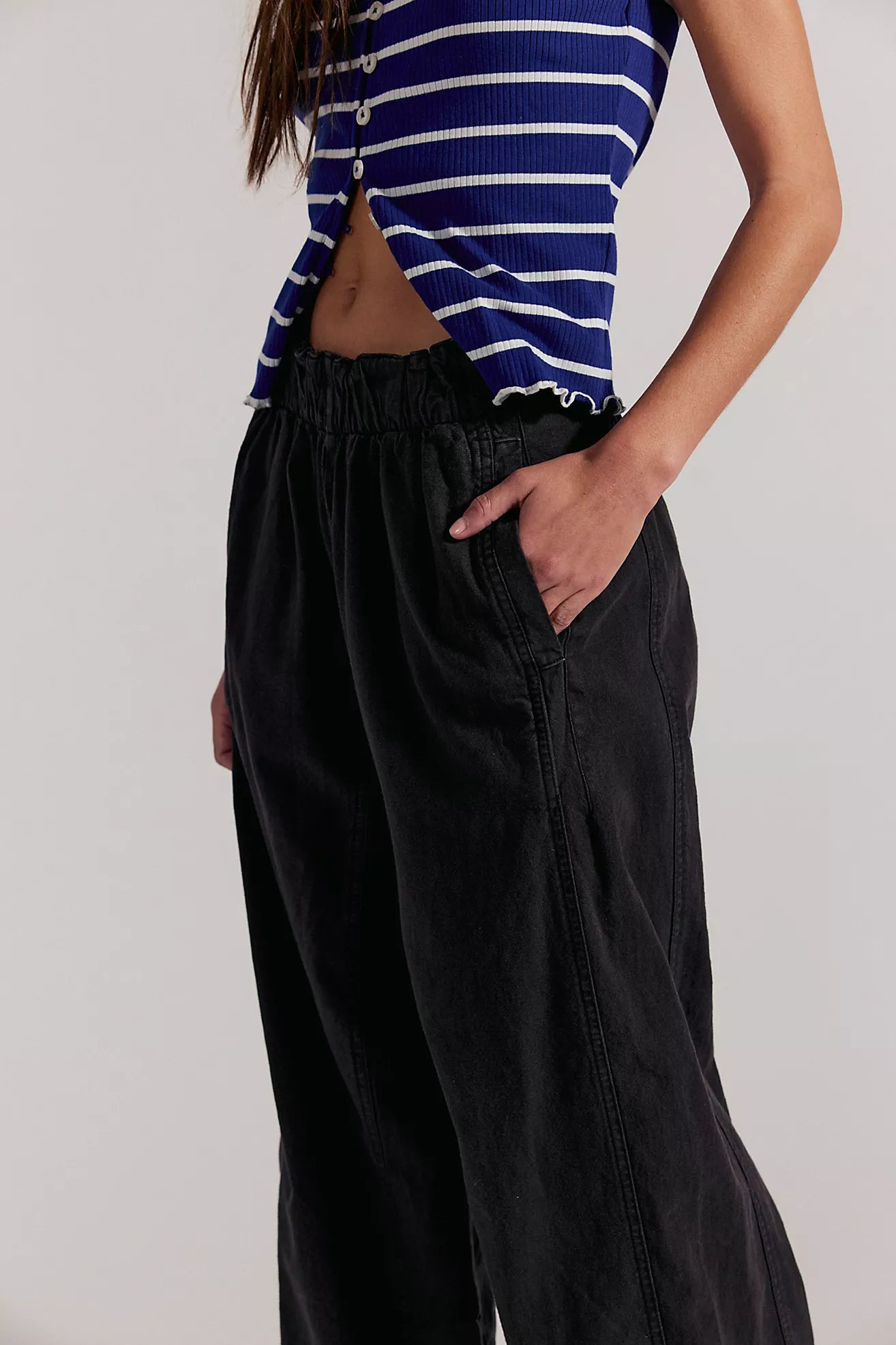 Days End Linen Pants - Black