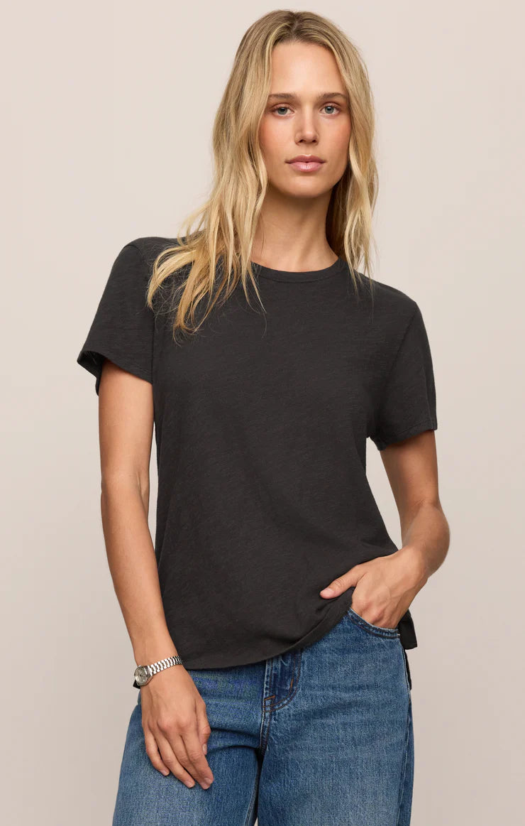 Foundation Slub Tee - Black Sand