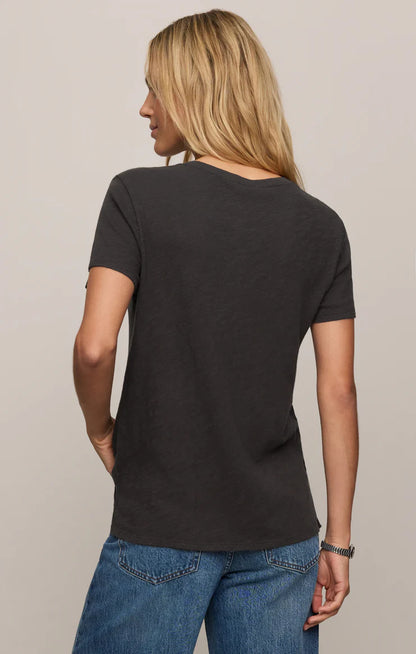 Foundation Slub Tee - Black Sand