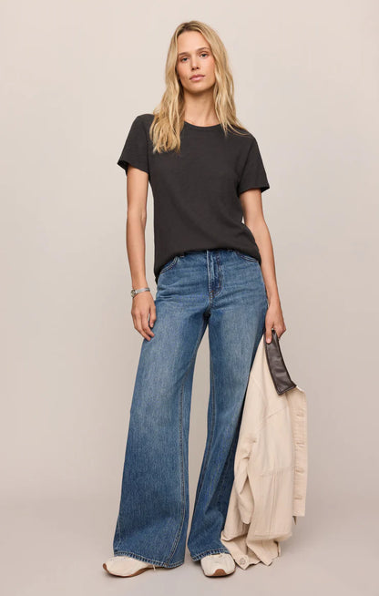 Foundation Slub Tee - Black Sand