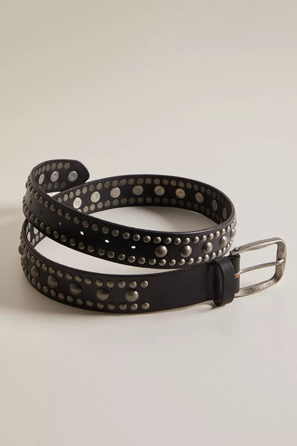 Black Sola Studded Belt