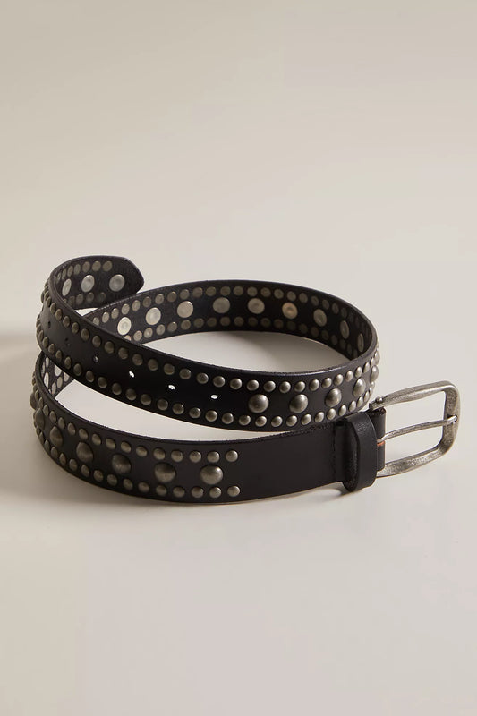 Black Sola Studded Belt