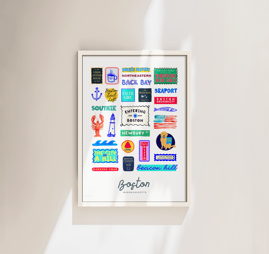 Boston, MA Framed Art