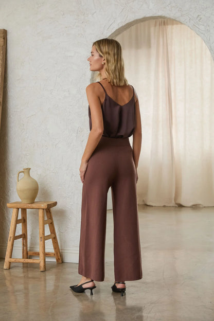 Brown Sweater Pant