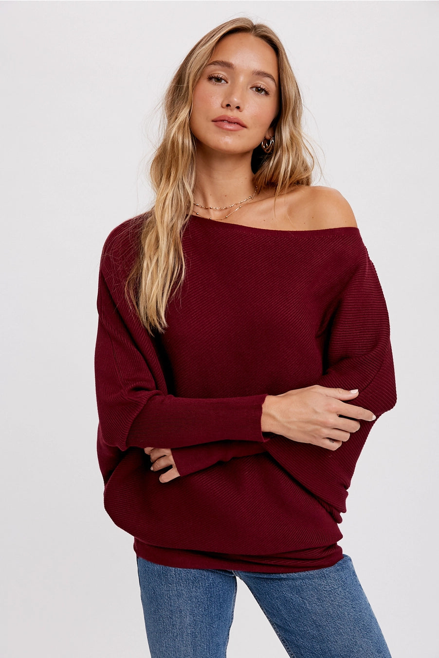 Asymmetrical Dolman Sweater