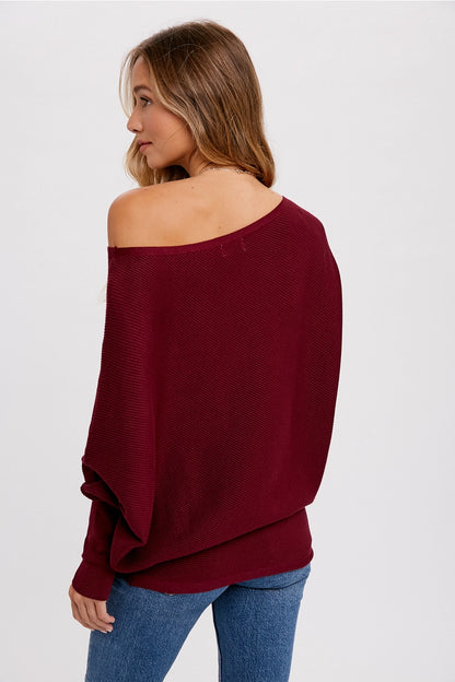 Asymmetrical Dolman Sweater