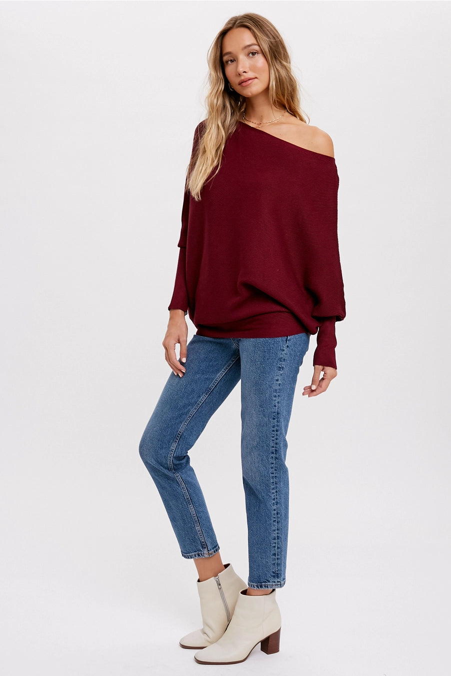 Asymmetrical Dolman Sweater